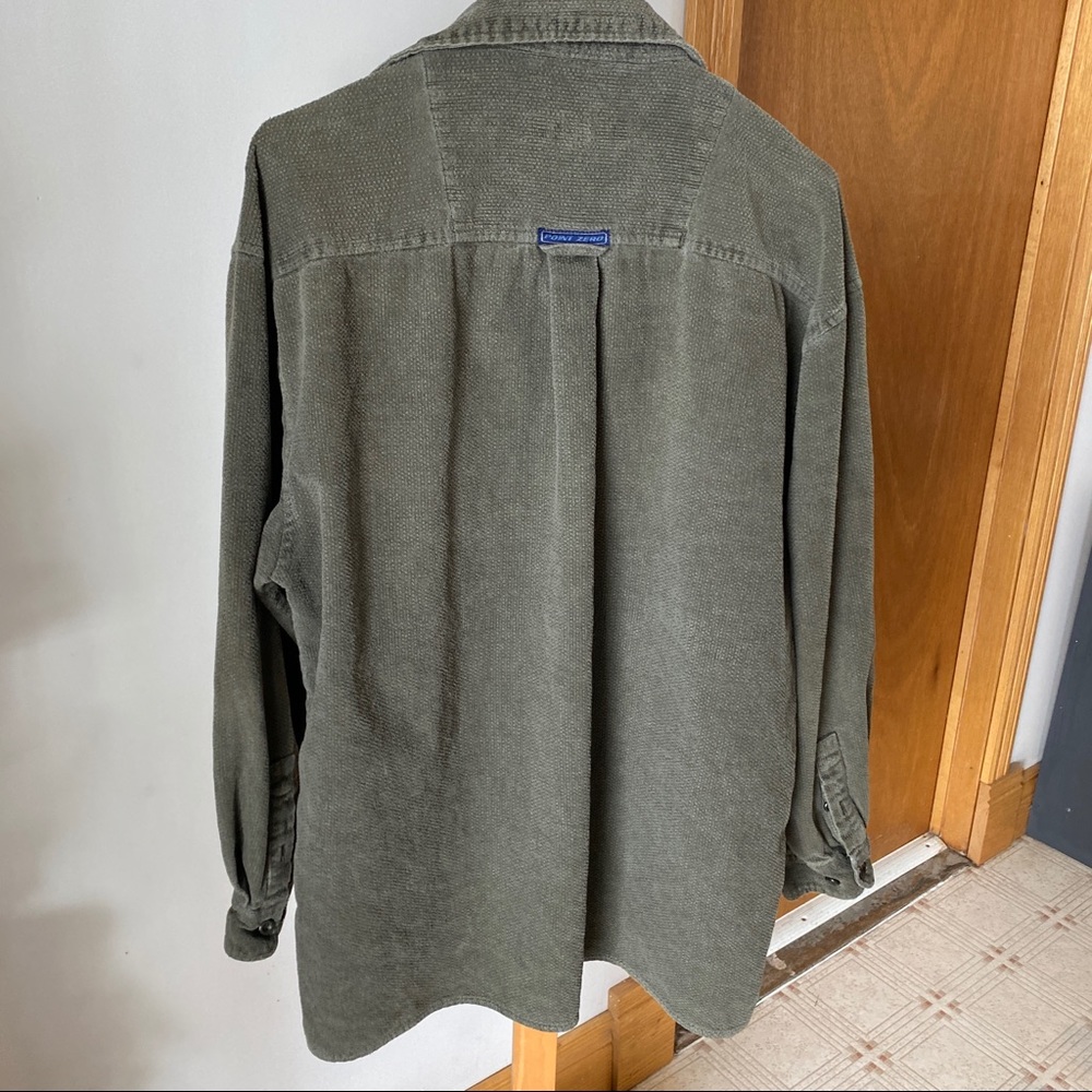 Point Zero Army Green Shacket - Picture 7 of 10
